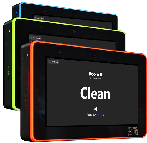 stacked screens status light systems